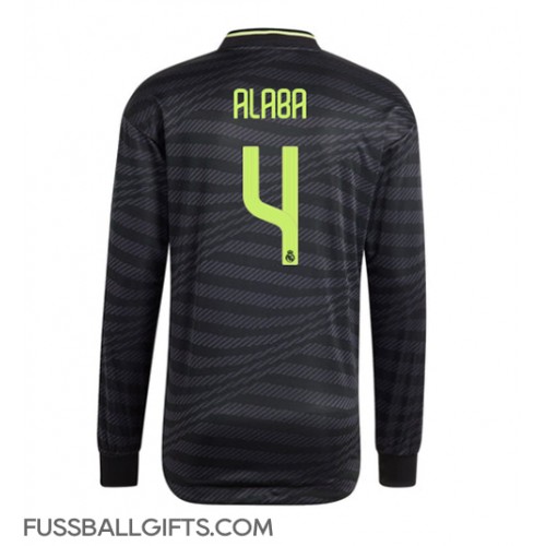 Real Madrid David Alaba #4 Fußballbekleidung 3rd trikot 2022-23 Langarm